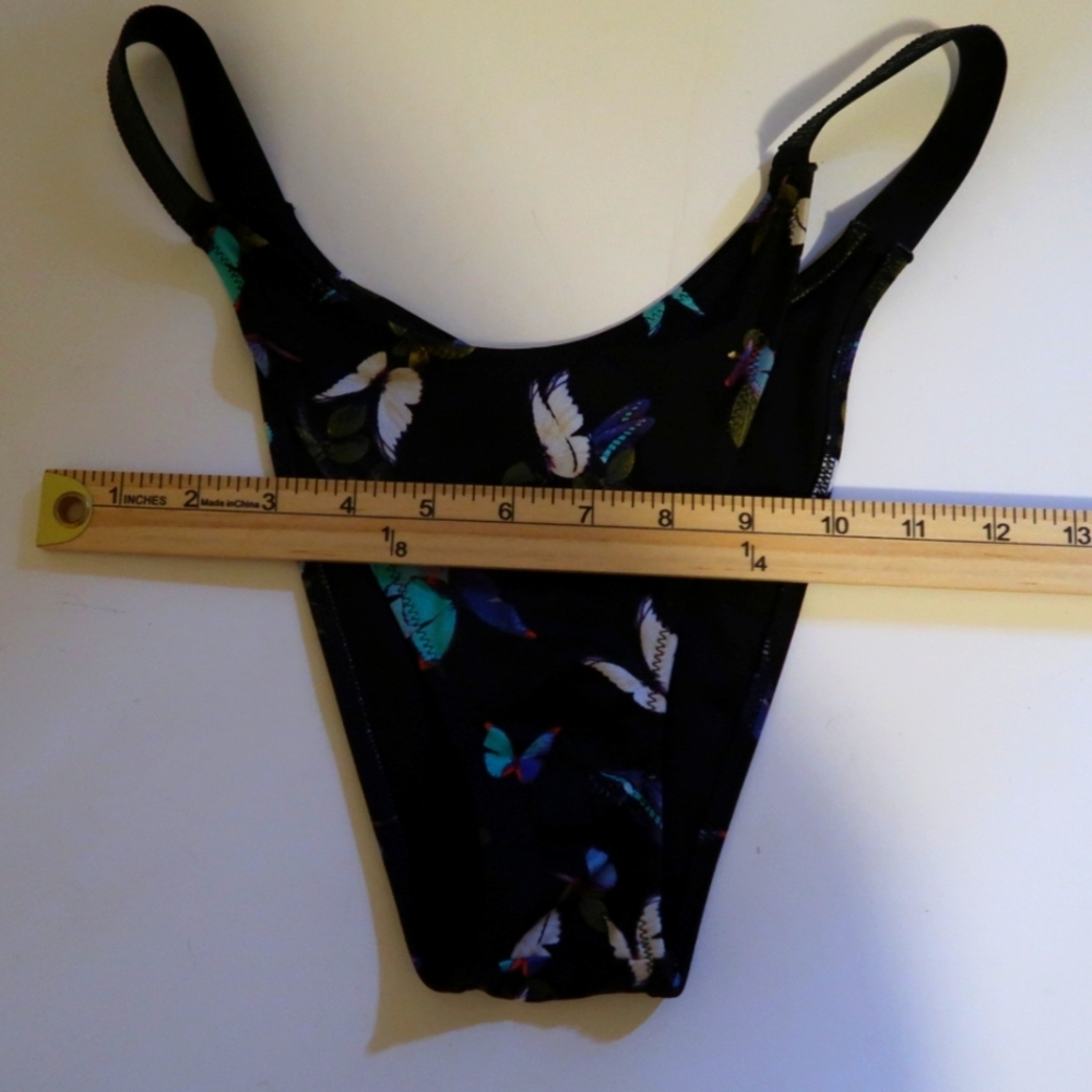 Victoria's Secret Black Butterfly Bikini Bottom